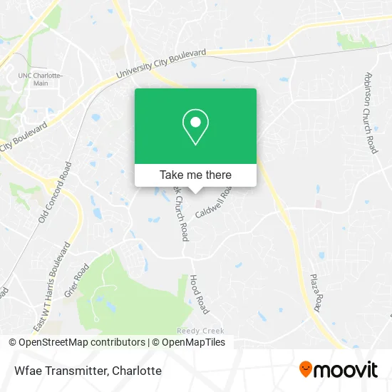 Mapa de Wfae Transmitter