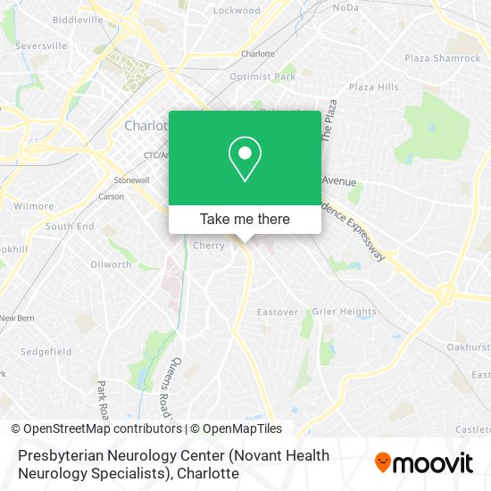 Presbyterian Neurology Center (Novant Health Neurology Specialists) map