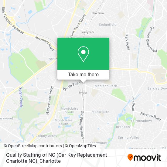 Quality Staffing of NC (Car Key Replacement Charlotte NC) map