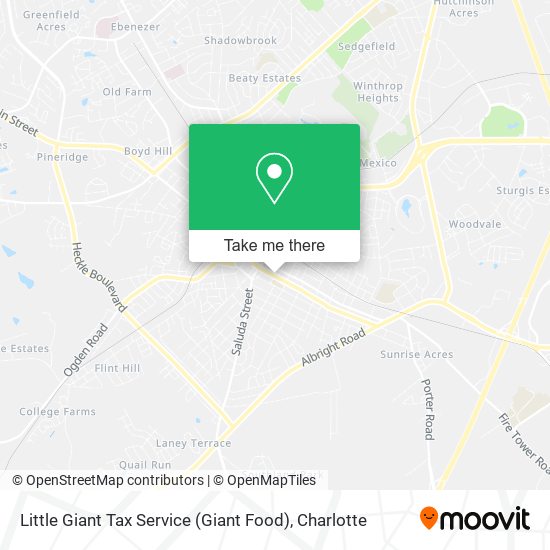 Little Giant Tax Service (Giant Food) map
