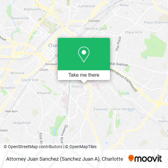 Mapa de Attorney Juan Sanchez (Sanchez Juan A)