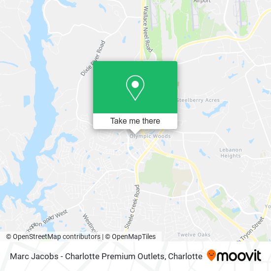 Marc Jacobs - Charlotte Premium Outlets map