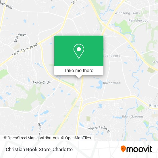 Christian Book Store map