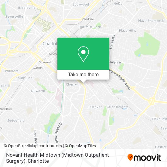 Novant Health Midtown (Midtown Outpatient Surgery) map