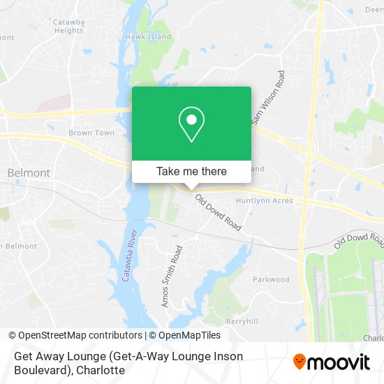 Get Away Lounge (Get-A-Way Lounge Inson Boulevard) map