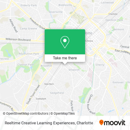 Reeltime Creative Learning Experiences map