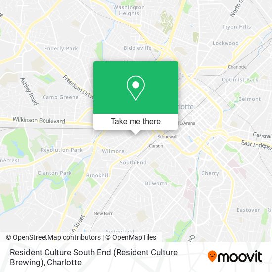 Mapa de Resident Culture South End (Resident Culture Brewing)