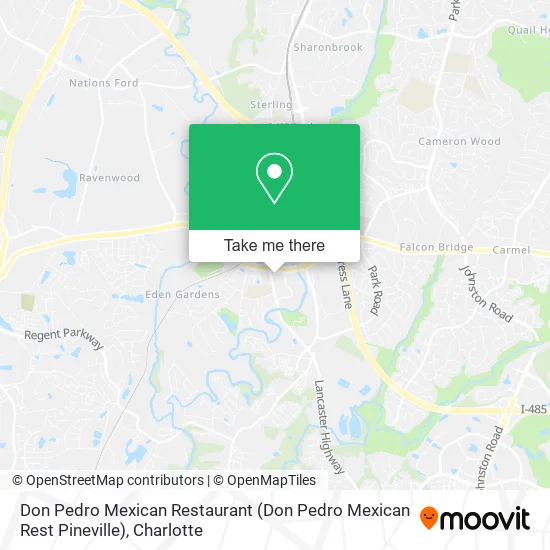 Don Pedro Mexican Restaurant (Don Pedro Mexican Rest Pineville) map