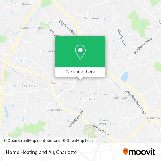 Home Heating and Air map