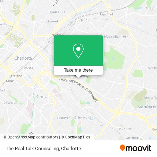 Mapa de The Real Talk Counseling
