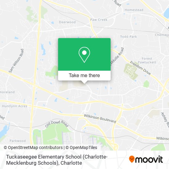 Tuckaseegee Elementary School (Charlotte-Mecklenburg Schools) map