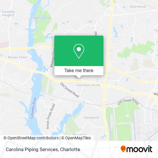 Carolina Piping Services map