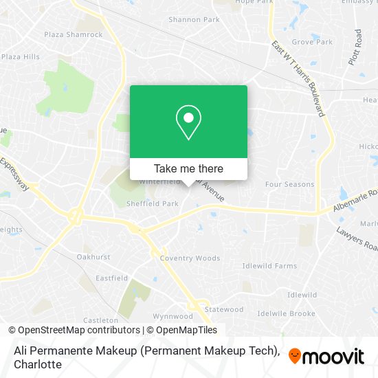 Ali Permanente Makeup (Permanent Makeup Tech) map