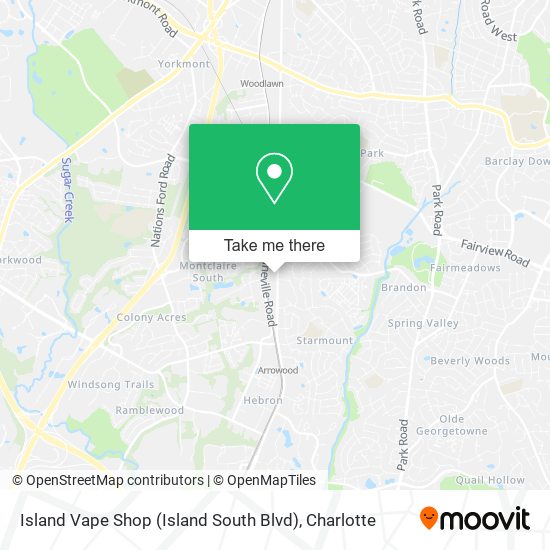Island Vape Shop (Island South Blvd) map