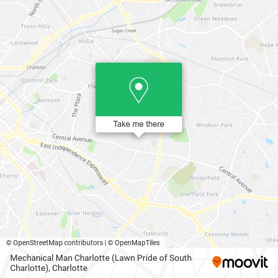 Mechanical Man Charlotte (Lawn Pride of South Charlotte) map