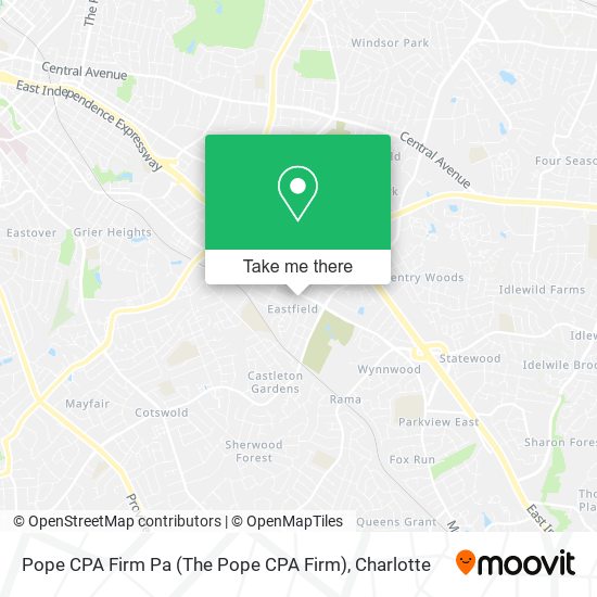 Pope CPA Firm Pa map