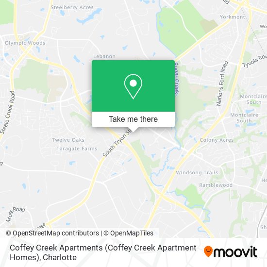 Coffey Creek Apartments (Coffey Creek Apartment Homes) map