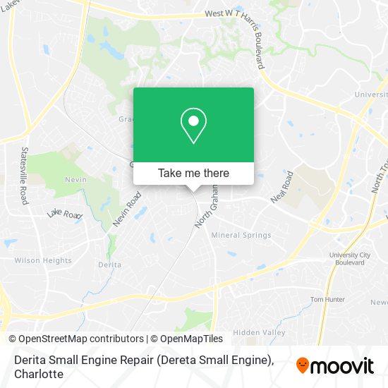 Mapa de Derita Small Engine Repair (Dereta Small Engine)