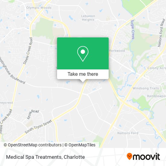 Medical Spa Treatments map