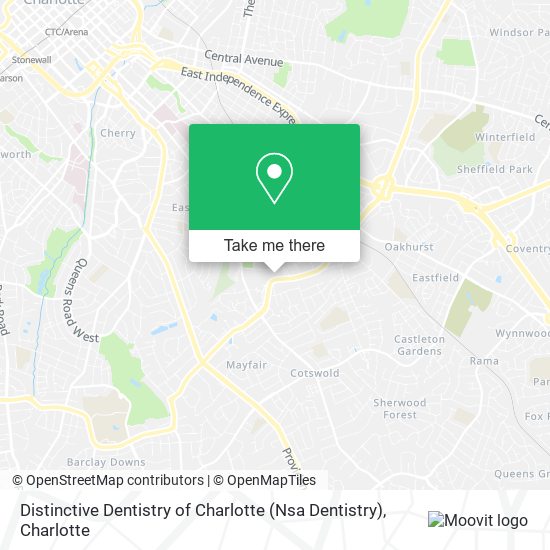 Distinctive Dentistry of Charlotte (Nsa Dentistry) map