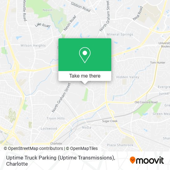 Uptime Truck Parking (Uptime Transmissions) map