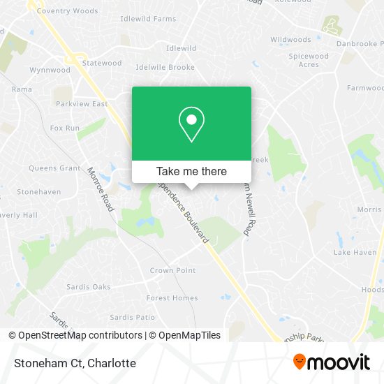 Mapa de Stoneham Ct