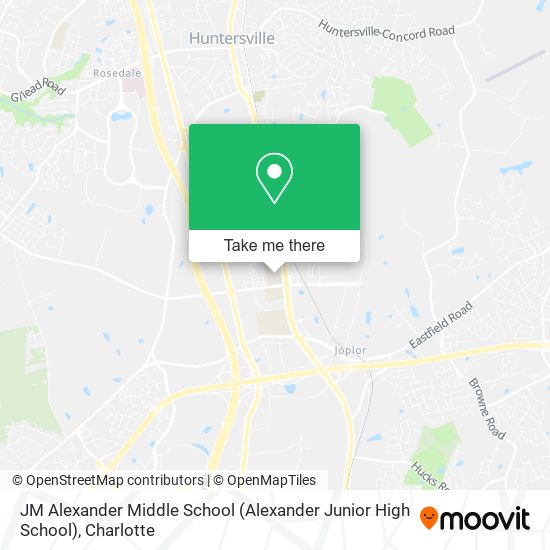 JM Alexander Middle School (Alexander Junior High School) map
