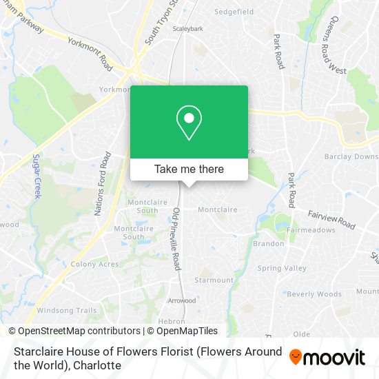 Mapa de Starclaire House of Flowers Florist (Flowers Around the World)