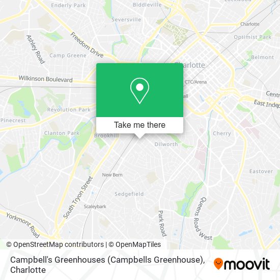 Campbell's Greenhouses (Campbells Greenhouse) map