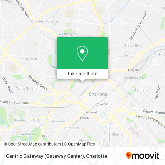 Mapa de Centric Gateway (Gateway Center)