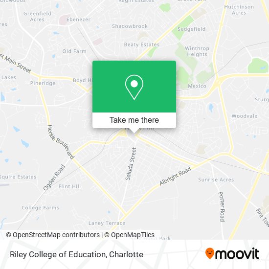 Riley College of Education map
