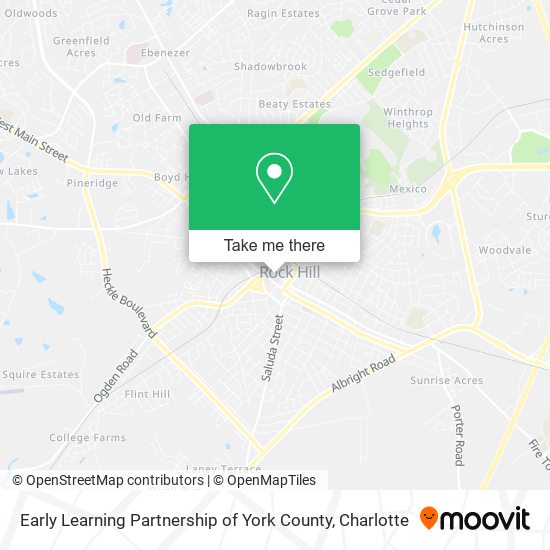 Early Learning Partnership of York County map