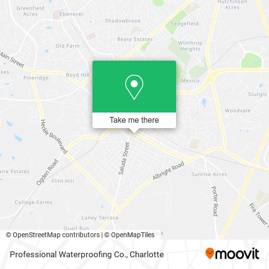 Professional Waterproofing Co. map