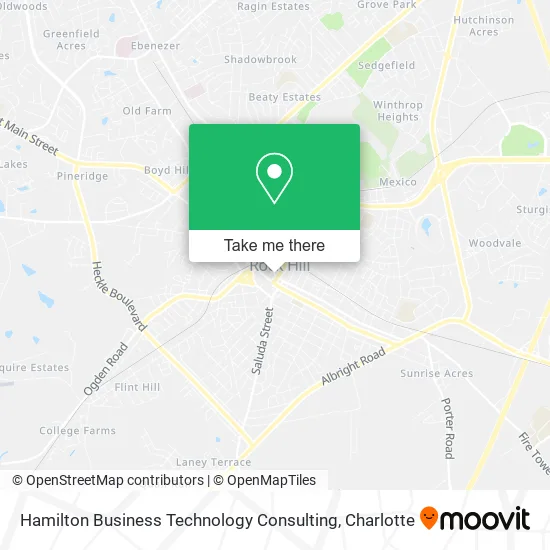 Hamilton Business Technology Consulting map