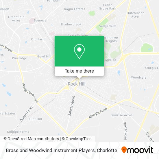 Brass and Woodwind Instrument Players map