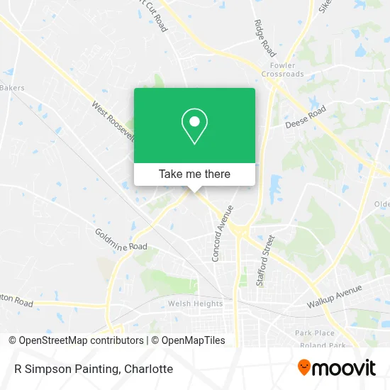 R Simpson Painting map