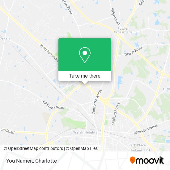 Mapa de You Nameit