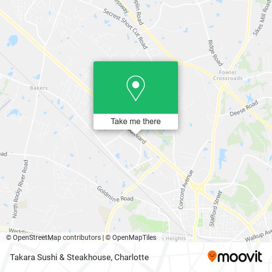 Takara Sushi & Steakhouse map