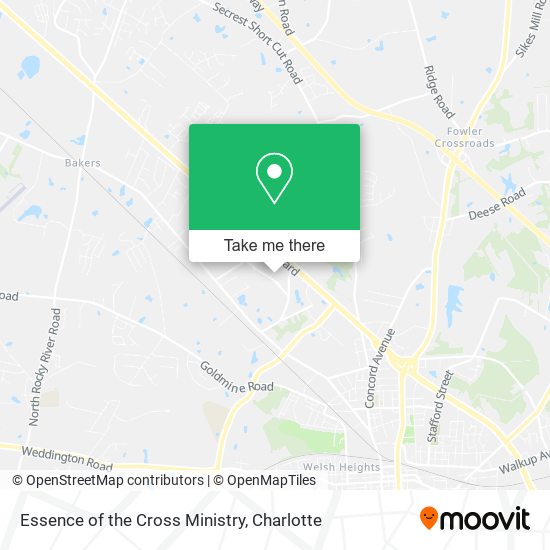 Essence of the Cross Ministry map