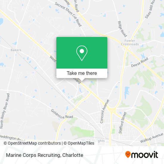 Marine Corps Recruiting map