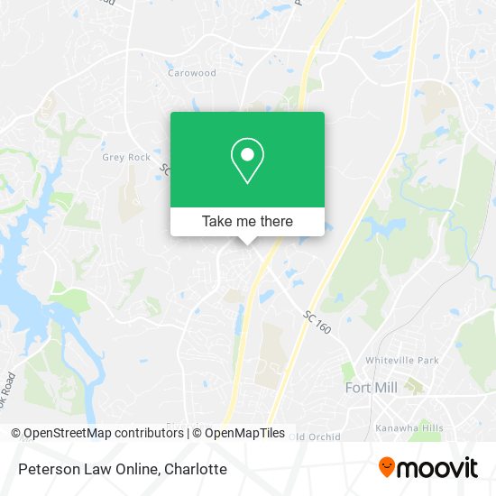 Peterson Law Online map