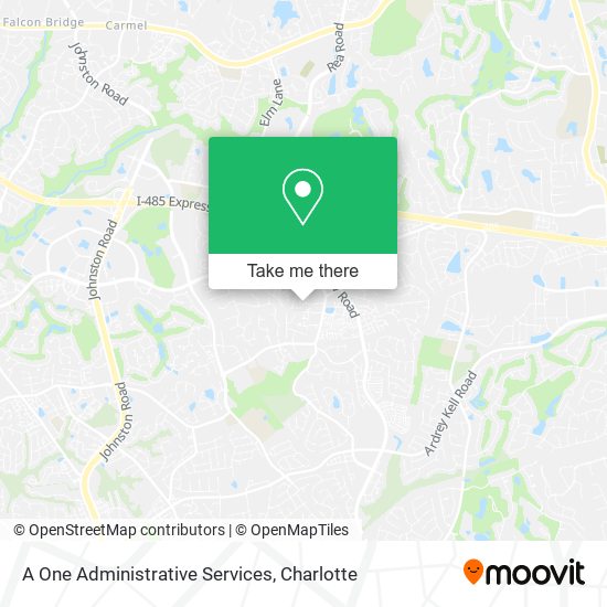 A One Administrative Services map