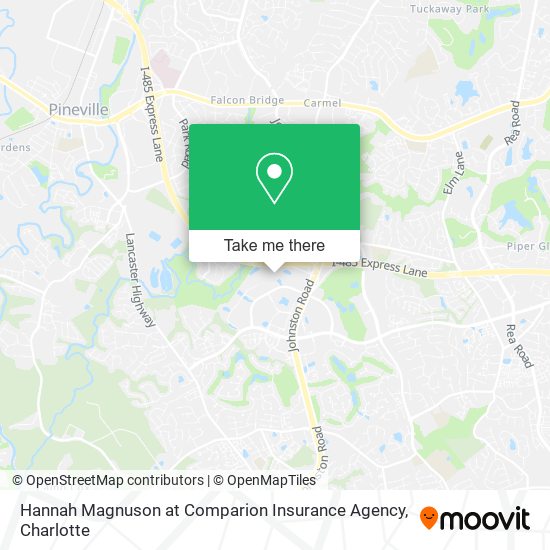 Hannah Magnuson at Comparion Insurance Agency map