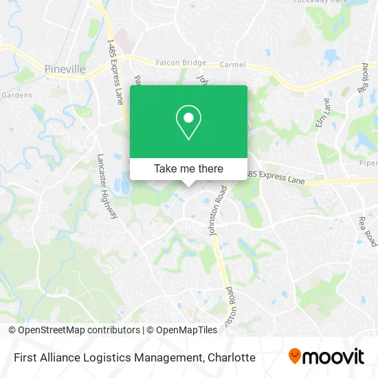 First Alliance Logistics Management map