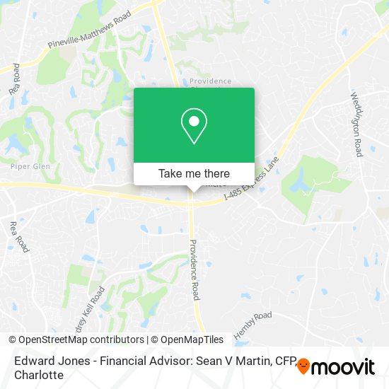 Mapa de Edward Jones - Financial Advisor: Sean V Martin, CFP