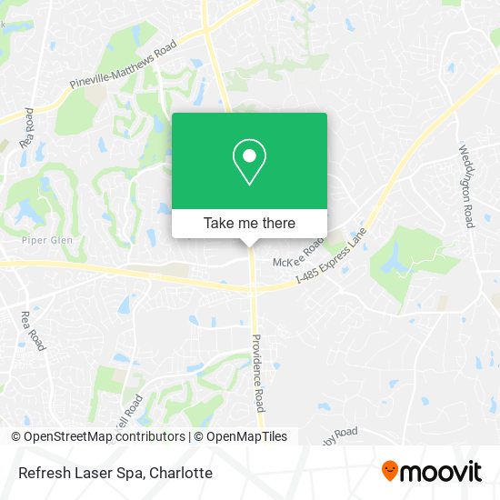 Refresh Laser Spa map