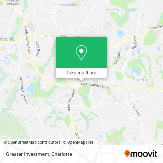 Greater Investment map