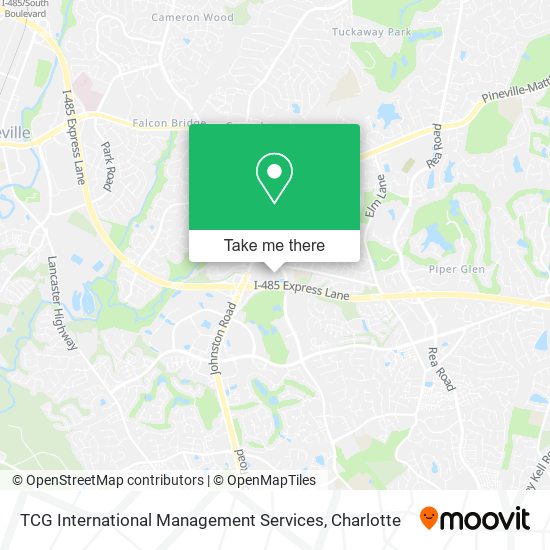 Mapa de TCG International Management Services