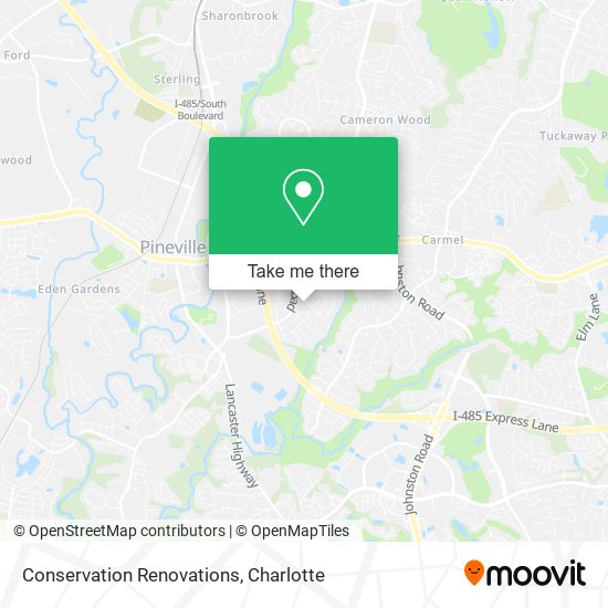 Conservation Renovations map