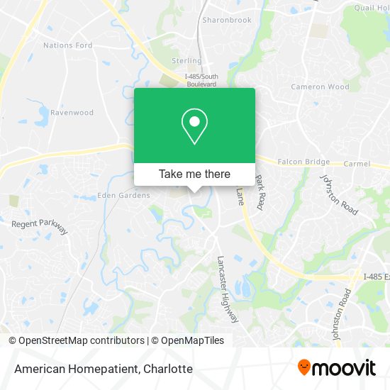 American Homepatient map